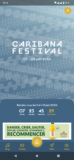 Android application Caribana Festival 2024 screenshort