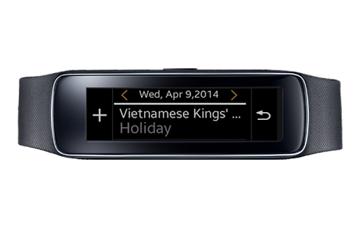 Gear Fit Calendar Screen 3