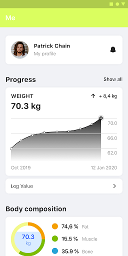 XFitClub Screen 3