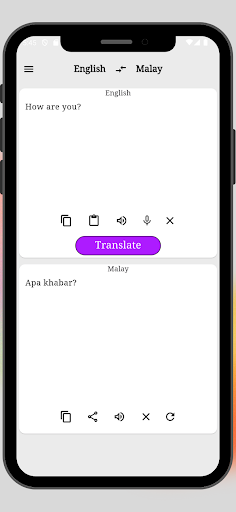 Malay To English Translator Screen 3