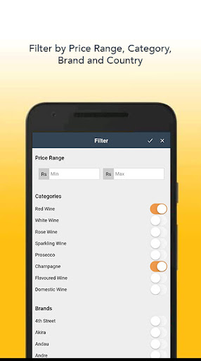 Cheers Online Store Screen 2