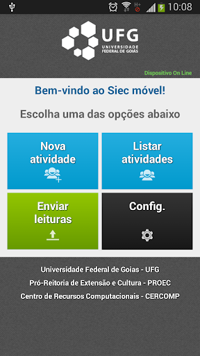 SIEC Móvel - UFG Screen 3