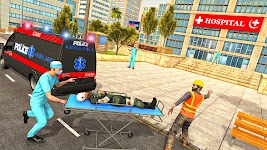 screenshot of Police Ambulance 3d Game 2023