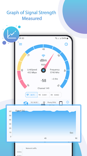 Screenshot of Net Signal Pro:WiFi & 5G Meter