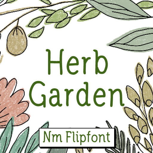 NmHerbGarden™ Latin FlipFont logo