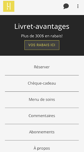 Android application Spa du Littoral screenshort