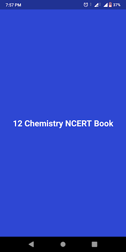 Android application 12 Chemistry NCERT Book screenshort