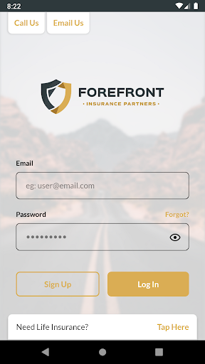 Android application Forefront IP Quotes screenshort