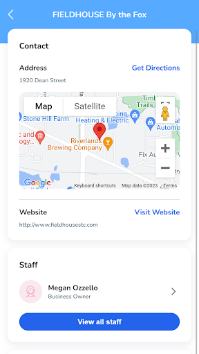 Android application FIELDHOUSE By The Fox screenshort