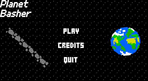 Android application Planet Basher screenshort