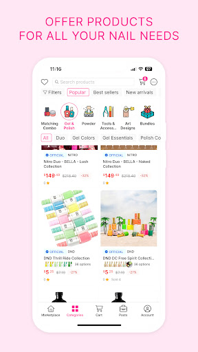 Nailzy.com Screen 2
