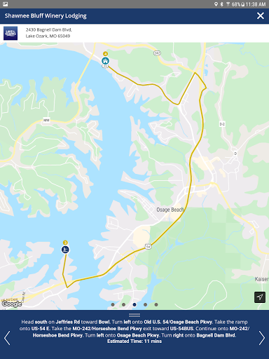 Screenshot of Visit Lake of the Ozarks