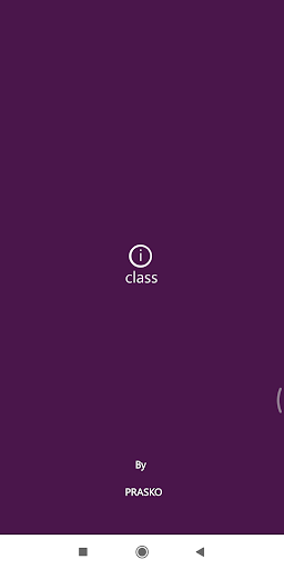 Android application I-Class screenshort
