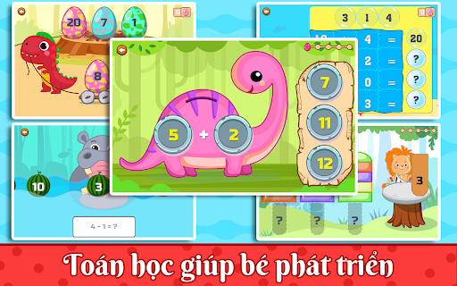 Bé Học Toán: Số Đếm, Cộng, Trừ screenshot 3