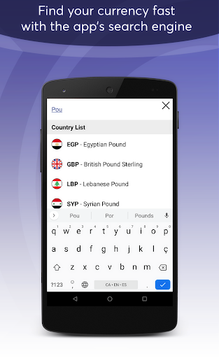 TRENCY currency converter - ex Screen 3