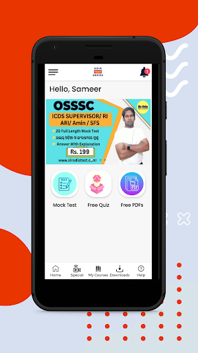 Android application Sir Odia : Mock Test App screenshort