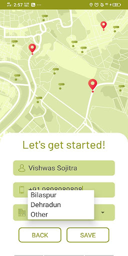 IGiS Geo-Locator Screen 2