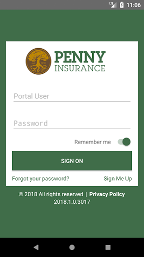 Android application Penny Insurance Agency Online screenshort