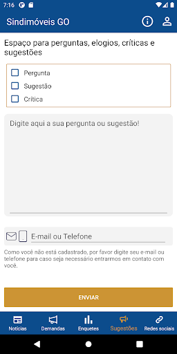 Sindimóveis GO Screen 2