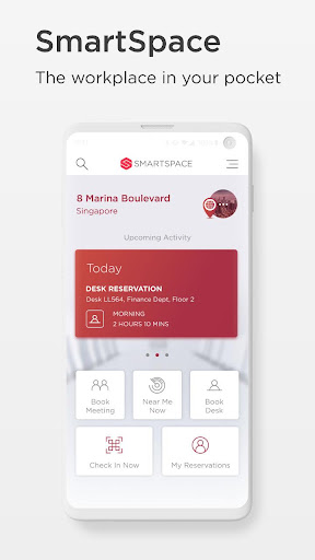 Android application SmartSpace Workplace screenshort