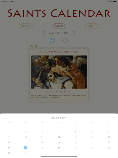 Catholic Saints Calendar Plus screenshot 11