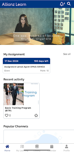 Allianz Learn Screenshot
