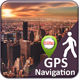 Gps Place Navigation: Offline Hybrid Maps icon