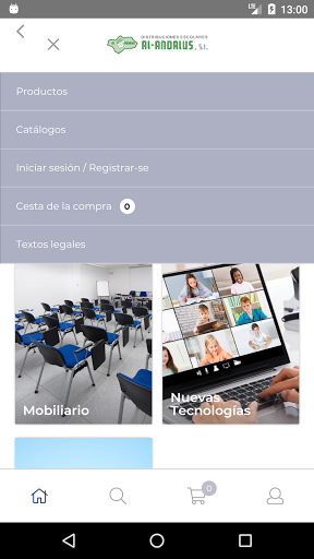 Android application Al-Andalus Educacional screenshort