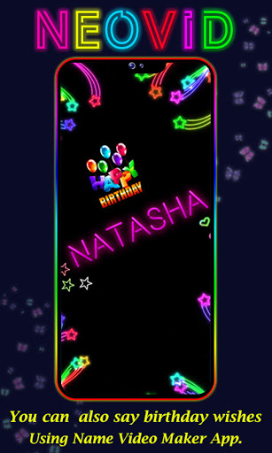 Name Video Maker - text art Screen 2