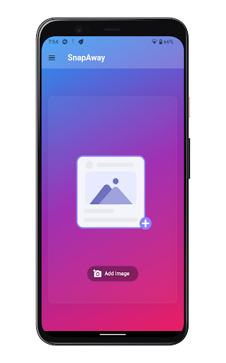 Android application SnapAway background eraser screenshort