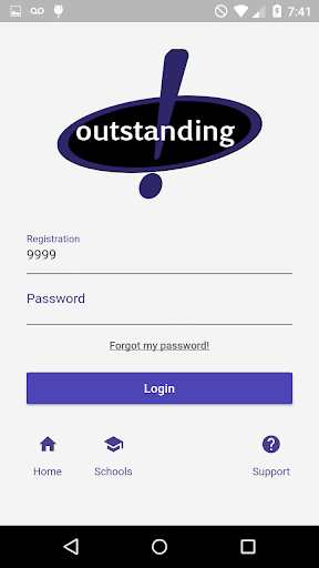 Android application Outstanding English screenshort