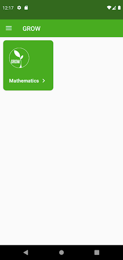 Android application Grow Education screenshort