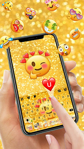Android application Cool Emojis Gravity Keyboard B screenshort