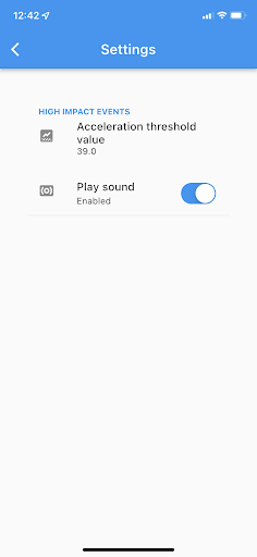 Android application Ortho Impact screenshort