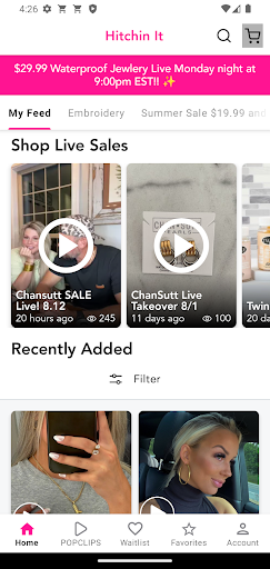 Screenshot of Hitchin It