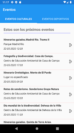 Eventos en Madrid Screenshot 2 - AppWisp.com