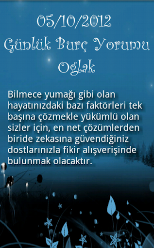 Günlük Burç Falınız