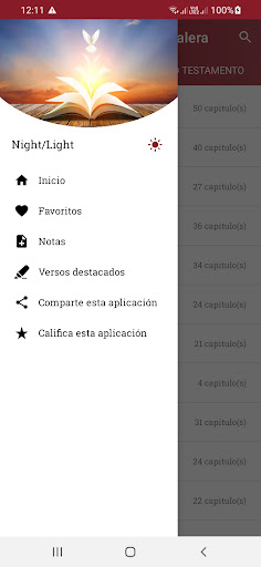 Android application Biblia Reina Valera screenshort