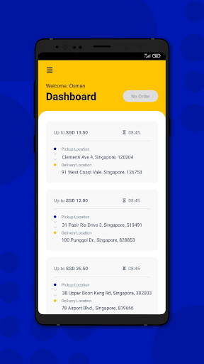 Android application GotSurge Driver-Partner screenshort