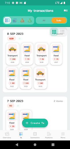 Wallet Story - Expense Manager Screen 3