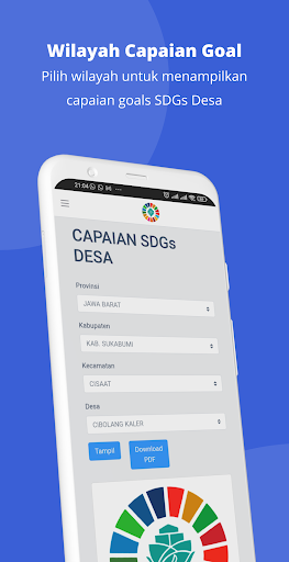 Analisis SDGs Desa Screen 2