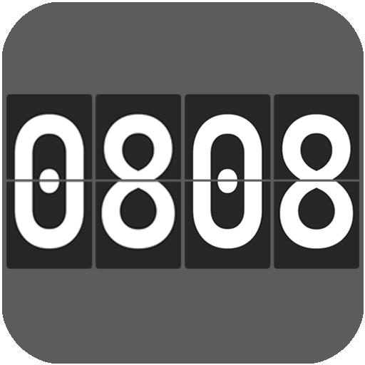 Simple large clock apps on google play