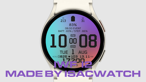 Android application IWF I2 watchface screenshort