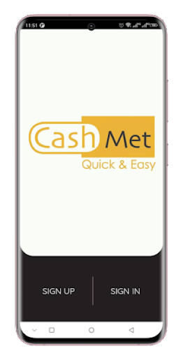 Android application CashMet screenshort
