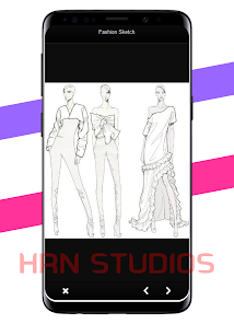 Captura 4 Sketch tutorial de moda. android