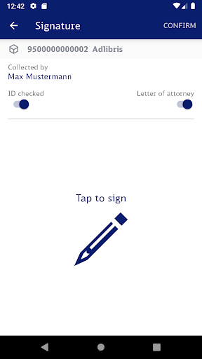 Collection Point Screen 2
