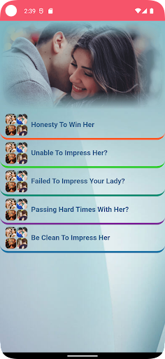 Android application Relationships Tips for Young screenshort