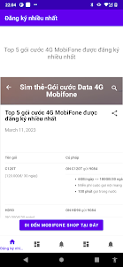 Đăng ký 4G Mobifone 2023