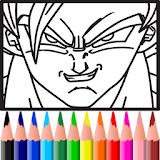Hero Super Saiyan Goku Coloring Pages for Kids icon