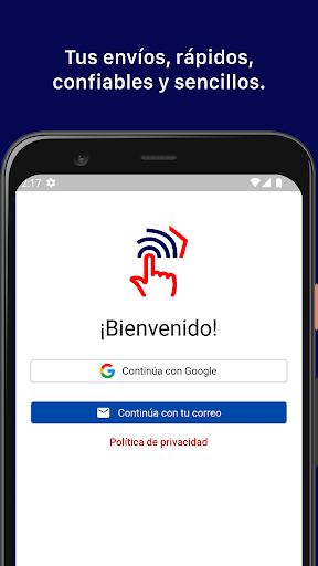 Android application AlToque Envíos screenshort